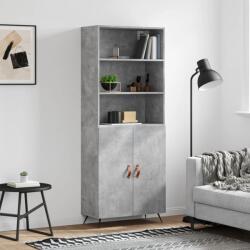 vidaXL Dulap înalt, gri beton, 69, 5x34x180, lemn compozit GartenMobel Dekor (3189225) Comoda