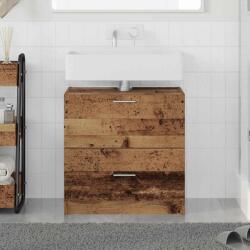vidaXL Dulap pentru Chiuveta Lemn Vechi 59 x 37 x 59 cm Lemn compozit GartenMobel Dekor (868821)