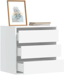 vidaXL Dulap colt cu sertare alb 60x41x58 cm lemn prelucrat GartenMobel Dekor (852843) Comoda