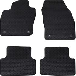 vidaXL Covor pentru masina 4 pcs Negru Cauciuc GartenMobel Dekor (42029077)