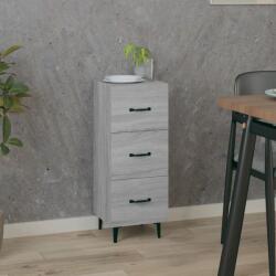vidaXL Servanta, gri sonoma, 34, 5x34x90 cm, lemn compozit GartenMobel Dekor (817412) Comoda