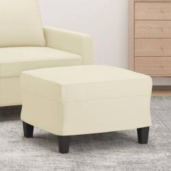 vidaXL Taburet, crem, 60x50x41 cm, piele ecologica GartenMobel Dekor (349336)
