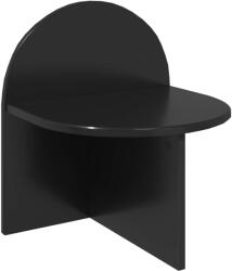 vidaXL Noptiera Stejar Negru 40 x 35, 5 x 45, 5 cm Lemn prelucrat GartenMobel Dekor (8001133)