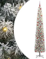 vidaXL Brad de Craciun artificial Verde 270 cm PVC si otel si plastic GartenMobel Dekor (3395053)