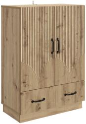 vidaXL Bufet Stejar Artizanal 66 x 34, 5 x 92 cm Lemn prelucrat GartenMobel Dekor (895364) Comoda