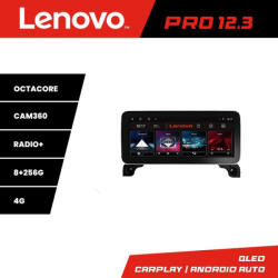 Lenovo Navigatie Android Peugeot 5008 2016-2020 Lenovo PRO 12.3 QLED 8+256GB (kit-5008+PRO-12.3-8+256)