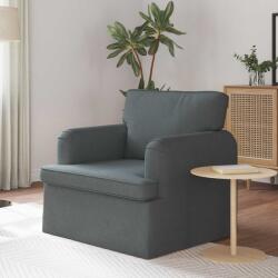 vidaXL Canapea Gri închis 142 x 80 x 85 cm Metal GartenMobel Dekor (42024477) Canapea