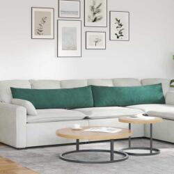 vidaXL Perne pentru canapea 2 pcs Verde închis 145 x 40 cm GartenMobel Dekor (42013844)