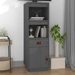 vidaXL Dulap înalt, gri, 34x40x108, 5 cm, lemn masiv de pin GartenMobel Dekor (820154) Comoda