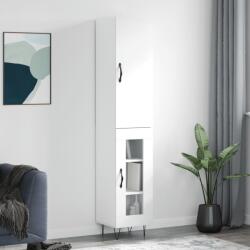 vidaXL Dulap înalt, alb, 34, 5x34x180 cm, lemn prelucrat GartenMobel Dekor (3199073) Comoda