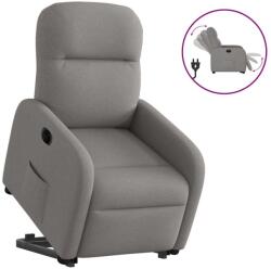 vidaXL Fotoliu electric rabatabil cu ridicare, gri taupe, textil GartenMobel Dekor (3302999)