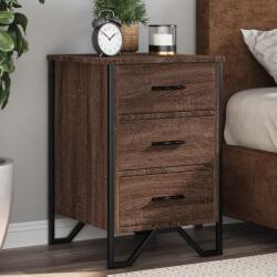 vidaXL Noptiera, stejar maro, 40x41x60 cm, lemn prelucrat GartenMobel Dekor (848528)