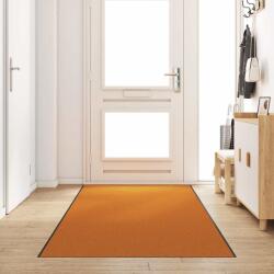 vidaXL Covoras de intrare Altele Portocaliu si negru 120 x 350 cm GartenMobel Dekor (4100747) Pres