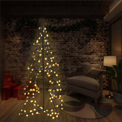 vidaXL Brad Craciun conic, 160 LED-uri, interior & exterior, 78x120 cm GartenMobel Dekor (51005)