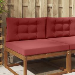 vidaXL Perna pentru canapea de exterior 2 pcs bordo Poliester GartenMobel Dekor (900855)