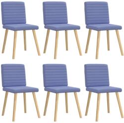 vidaXL Scaune de sufragerie 6 buc tesatura Jeans Blue GartenMobel Dekor (3315554)