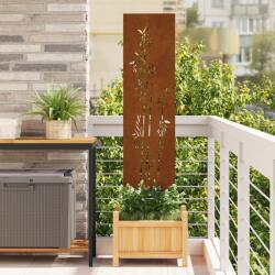 vidaXL Panou Decorativ de Gradina Ruginit 32 x 140 cm GartenMobel Dekor (876230)