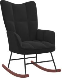 vidaXL Scaun balansoar, negru, catifea GartenMobel Dekor (328145) Balansoar