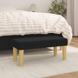 vidaXL Banca, negru, 70x30x30 cm, textil GartenMobel Dekor (346626)