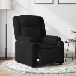 vidaXL Fotoliu rabatabil electric, negru, material textil GartenMobel Dekor (3205180)