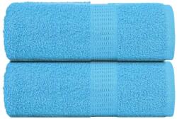vidaXL Prosoape de sapun 2 buc Turcoaz 30x30 cm 360 g/m2 100% bumbac GartenMobel Dekor (136968) Prosop