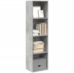 vidaXL Biblioteca, gri beton, 40x30x152 cm, lemn prelucrat GartenMobel Dekor (857879) Biblioteca