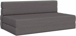 vidaXL Canapea Plianta cu Pat Gri deschis 203 x 152 x 15 cm tesatura GartenMobel Dekor (900119) Canapea