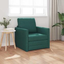 vidaXL Pat canapea Verde închis 74 x 77 x 81 cm tesatura GartenMobel Dekor (4106625) Canapea