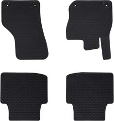 vidaXL Covor pentru masina 4 pcs Negru Cauciuc GartenMobel Dekor (42029080)