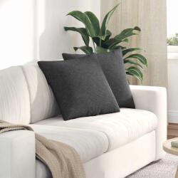 vidaXL Perne pentru canapea 2 pcs Gri închis 50 x 50 cm GartenMobel Dekor (42013990)
