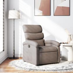 vidaXL Fotoliu rabatabil, gri taupe, material textil GartenMobel Dekor (371697)