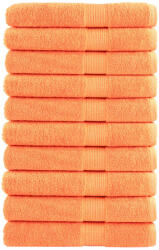 vidaXL Prosoape premium SOLUND 10 buc. portocaliu 100x200 cm 600 gsm GartenMobel Dekor (137391) Prosop