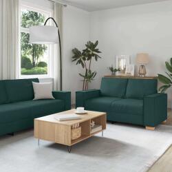 vidaXL Canapea 3 pcs Verde închis 220 x 80 x 84 cm GartenMobel Dekor (3324614) Canapea
