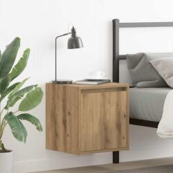vidaXL Noptiera montata pe perete Stejar Artizanal 38x34x40 cm GartenMobel Dekor (861245)