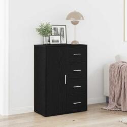 vidaXL Bufet cu sertar Stejar Negru 60 x 31 x 84 cm Lemn compozit GartenMobel Dekor (862266) Comoda