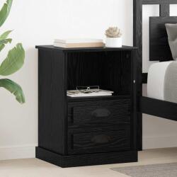 vidaXL Set 2 noptiere cu 2 sertare, stejar negru, 43x36x60 cm, vidaXL (881401)