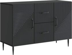vidaXL Bufet cu sertar Negru 89 x 34, 5 x 60 cm Lemn prelucrat GartenMobel Dekor (894886) Comoda