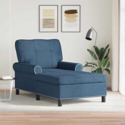 vidaXL sezlong de relaxare cu perna albastru 91 x 157 x 91 cm tesatura GartenMobel Dekor (42022937)