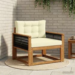 vidaXL Canapea Medie pentru Exterior Lemn Solid de Acacia natural GartenMobel Dekor (3438849) Canapea