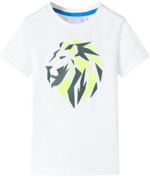 vidaXL Tricou pentru copii, ecru, 116 GartenMobel Dekor (12131)