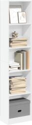 vidaXL Biblioteca, alb, 40x24x176 cm, lemn prelucrat GartenMobel Dekor (857792) Biblioteca