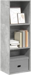 vidaXL Biblioteca, gri beton, 40x30x114 cm, lemn prelucrat GartenMobel Dekor (857870) Biblioteca