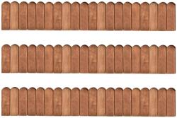vidaXL Role de bordura, 3 buc. , 120 cm, lemn de pin tratat GartenMobel Dekor (3053645)