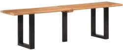 vidaXL Banca, 160 cm, lemn masiv de acacia si otel GartenMobel Dekor (4006411)