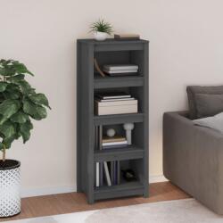 vidaXL Biblioteca, gri, 50x35x125, 5 cm, lemn masiv de pin GartenMobel Dekor (821711) Biblioteca