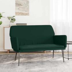 vidaXL Banca, verde închis, 108x79x79 cm, catifea GartenMobel Dekor (351384)