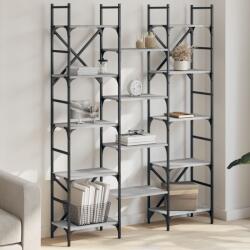 vidaXL Biblioteca, gri sonoma, 127, 5x28, 5x172, 5 cm, lemn prelucrat GartenMobel Dekor (838871) Biblioteca