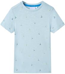 vidaXL Tricou pentru copii, albastru deschis, 104 GartenMobel Dekor (11945)