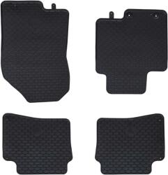 vidaXL Covor pentru masina 4 pcs Negru Cauciuc GartenMobel Dekor (42029097)