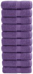 vidaXL Prosoape de baie premium SOLUND, 10 buc. , violet, 30x30 cm, 600 g/m2 GartenMobel Dekor (137349) Prosop
